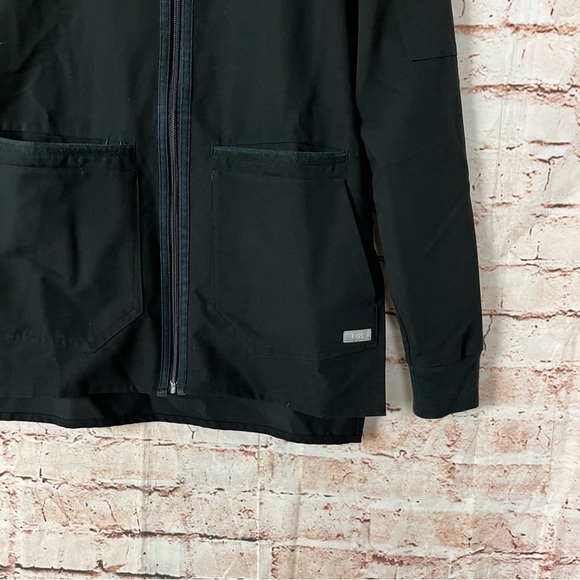 Figs Jackets & Coats Figs Bellery Bomber Black Scrub Jacket Size
